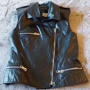 Torn by Ronny Kobo lamb leather vest size S